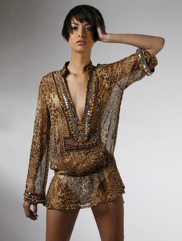 トップス MONIQUE LESHMAN Monique Leshman - Silk Tunics